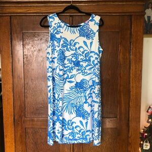 Lilly Pulitzer Eliza Dress Resort White Glisten in the Sun Size Large